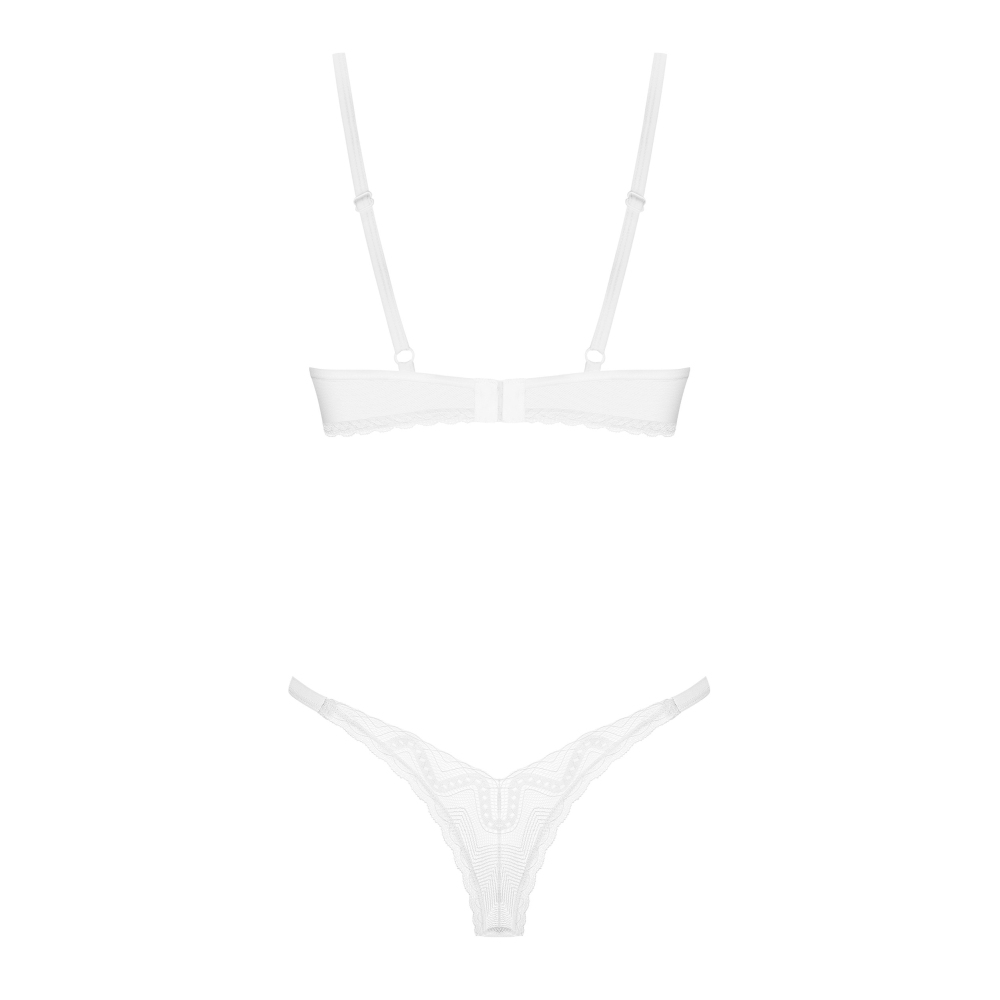 Obsessive - Alissium 2 Piece Set Ensemble lingerie - Blanc
